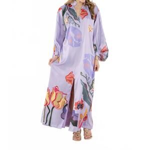 NEW EMILY MCCARTHY fiona dress in lilac garden